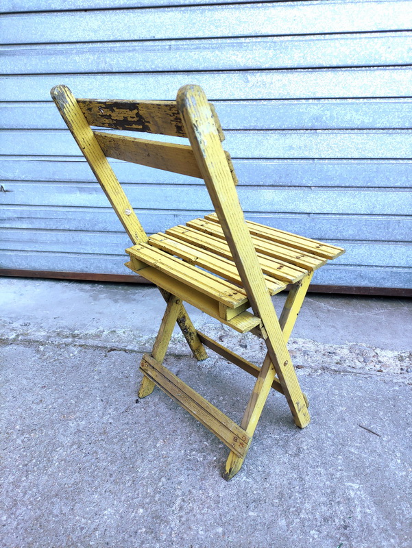 silla plegable espectaculo circo madera 45-77x40x42 t200u